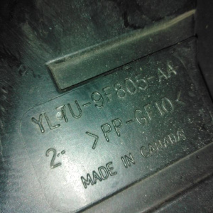 Резонатор воздушного фильтра Lincoln Navigator UN173/UN93 Windsor/Triton 5.4 Ford Expedition 5.4L V8 DOHC 32V InTech с гофрой F75U-9B647-AA YL7U-9F805