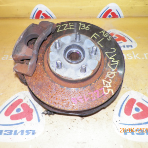 Ступица Toyota ZZE136/ZZE137/ZZE132/ZZE133 Voltz/Matrix перед, лев 2WD ABS. В сборе. Диаметр диска-275мм. 5шпилек. 43212-12370