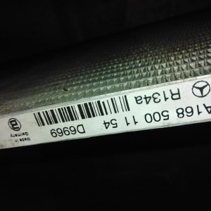 Радиатор кондиционера Mercedes W168 A-Class '2000-2004