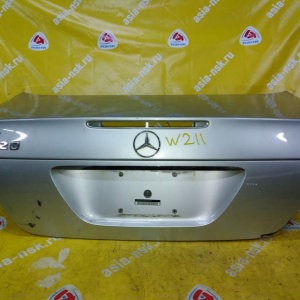 Крышка багажника Mercedes E-Class W211 '2002-2009 ниша под короткий номер до рестаил (без стоп-сигнала, замка, ручки)