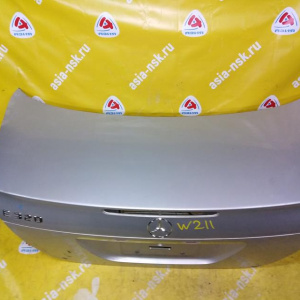 Крышка багажника Mercedes E-Class W211 '2002-2009 ниша под короткий номер до рестаил (без стоп-сигнала, замка, ручки)