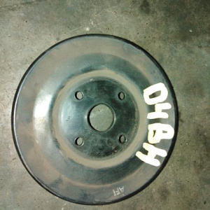 Шкив помпы Hyundai H1/Starex D4BH 1 ремень ручейковый 2 клиновые