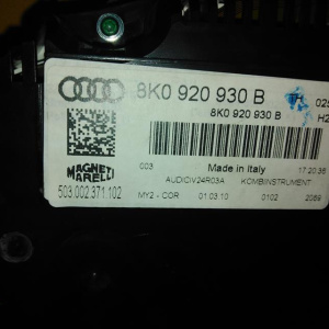 Панель приборов Audi A4 B8/8K2/8K5 CDHA/CDHB '05.2009-05.2010 280 km/h Бензин.ДВС PR-9Q4