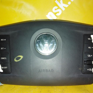 Подушка безопасности Volkswagen Touareg 7LA/7L6 '2002-2010 вод.мультируль с рулём 3D0419091K  (с зарядом)