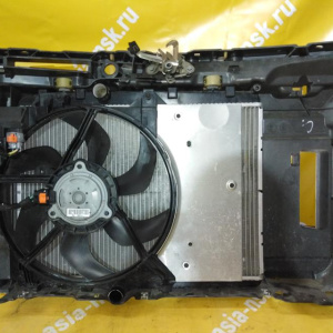 Рамка радиатора Peugeot 207 EP6/5FW/EP6C/5FS/5F01/TU5JP4/NFU '2009-2013 a/t AL4 в сборе радиаторами и вентилятором 9687711380