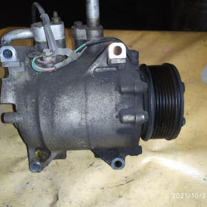 Компрессор кондиционера Honda K20A4/K24A1 CR-V RD5/RD7/RD8 диаметр шкива 105-106 мм. / 38810-PNB-006