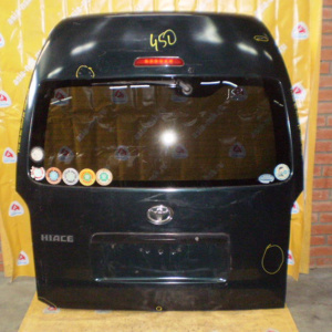 Дверь задняя TOYOTA Hiace KDH200 высокая крыша,метла,камера(дефект)
