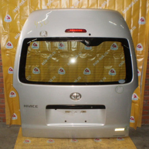 Дверь задняя TOYOTA Hiace KDH200 высокая крыша,метла,камера(дефект)