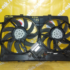 Вентилятор радиатора Audi A4/A5/Q5 B8/8K2/8T3/8RB CDHB 8K0959455G в сборе диффузор с двумя вентиляторами 8K0121003M '2007-