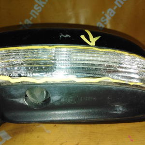 Зеркало Volkswagen Touareg 7LA лев 8k Правый руль (треснут поворотник) '2002-2007