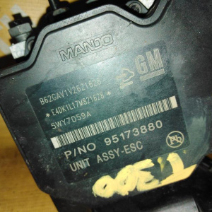 Блок ABS Chevrolet Aveo T300 LDE/F16D4 ESC, Mando, ANT 95173880 '2011-