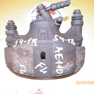 Суппорт Toyota AE101/AE111 Corolla/Sprinter Carib/Corolla Ceres/Corolla Levin/Sprinter Trueno перед, лев 54-18 диск 258x18 мм. 18V-G