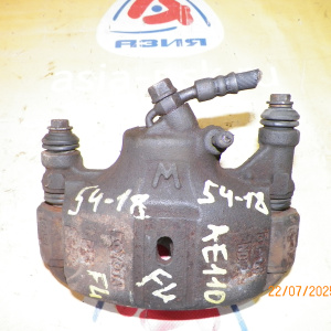 Суппорт Toyota AE101/AE111 Corolla/Sprinter Carib/Corolla Ceres/Corolla Levin/Sprinter Trueno перед, лев 54-18 диск 258x18 мм. 18V-G