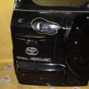 Дверь задняя Toyota RAV4 ACA30 (В сборе) под запаску (Дефект) Спойлер