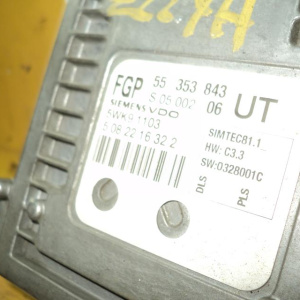 Блок управления двс Opel Zafira B A05 LCH/Z22YH 4AT 5WK91103 UT 55353843