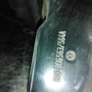 Усилитель бампера Volkswagen Polo 9N3 F 6Q0807109D