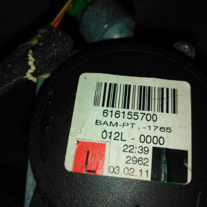 Ремень безопасности Volvo FS/FW S60/V60 F пара чёрные с зарядом