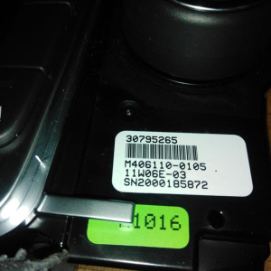 Блок управления климат-контролем Volvo FS/AS/FW/BW/DZ/BZ S60 '2011- двухзонный E.C.C 30795265 30795271