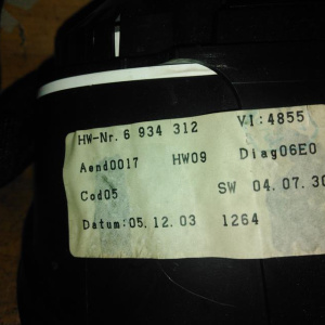 Панель приборов BMW 5-Series E60 M54B30 Japan 260 km/h 62116944121 62109194884