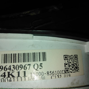 Панель приборов Chevrolet Lacetti J200 L88/U20SED 2.0L 4AT 220 km/h [Q5] 11000-856100D (дефект) 96430967
