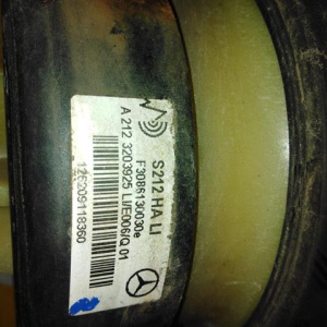Подушка подвески пневматическая Mercedes A2123203925 E-Class W212/S212 M271DE18/271.860 L R Wagon E250 CGI