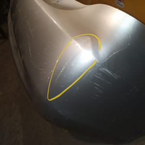 Бампер TOYOTA Corolla Axio NZE140 '2006-2011 зад Sedan дефект 52159-12A60