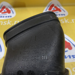 Патрубок воздушного фильтра Mercedes M272 E-Class W211/W219/C219 воздуховод левый+правый A2720900082 A2720900182