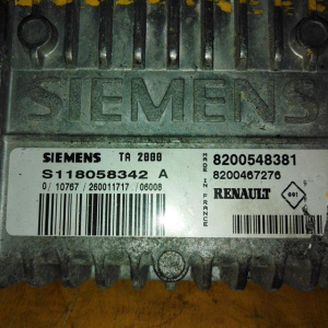 Блок управления акпп Renault Clio 3 BR/CR K4M801 1.6L VVTi 4AT 8200467276 S118058342A 8200548381