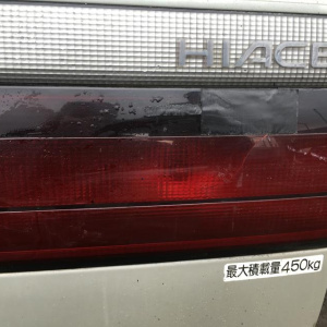 Дверь задняя TOYOTA Hiace KZH10# пасс.в.26-63 низ.крыша (дефект вставки)