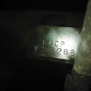 Двигатель Hyundai Sonata G4CP-V286268 2.0L 8V 4AT Корея Y2/Y3 '1997