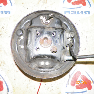 Ступица Nissan K13 March зад, лев ABS. Барабанные тормоза. В сборе.