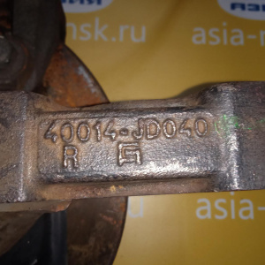 Ступица Nissan T31/J10E/JJ10E X-Trail/Dualis/Qashqai перед, прав с суппортом и диском 40014JD040 40014JD000, 40202JG000