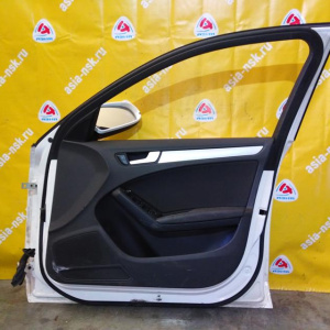 Дверь боковая Audi A4 B8/8K2/8K5/8KH '2007-2016 перед, прав дефект, загнут угол, в сборе (без зеркала и обшивки) 8K0831052J