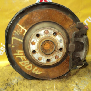 Ступица Audi C6/4F2 A6 BDW зад, лев 2WD ABS в сборе (дефект элект.суппорта)