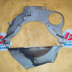 Кожух маховика Mitsubishi MD076175 + MD030141 RVR/Chariot N23W/N43W/E33A 4G63/4D68/4G93 '1987-1992 2WD a/t низ + верх, ( KM175 = F4A222UPD4/MPD4 без к