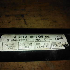 Стабилизатор Mercedes W212/S212 E-Class F D=26mm в сборе A2123230965
