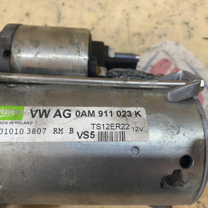 Стартер Volkswagen CAXA/CAVE/CBZB/CDAA Golf 6 5K1/6R1/8P1 '2010- 12V 1.1kW Valeo DSG-7 DQ200 0AM911023K