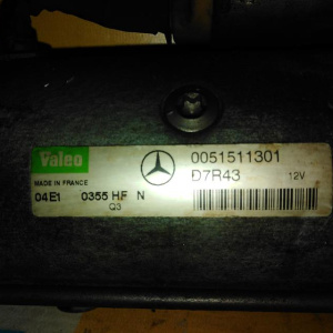 Стартер Mercedes OM611DE22LA/611.980 V-Class W638 '1999-2003 12V 2.2kW Valeo D7R43 A0051511301