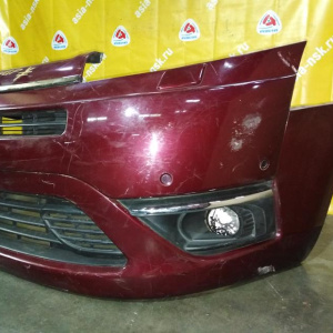 Бампер Citroen C4 Grand Picasso UA '2006-2013 перед в сборе, туманки, парктроники, омыватели фар