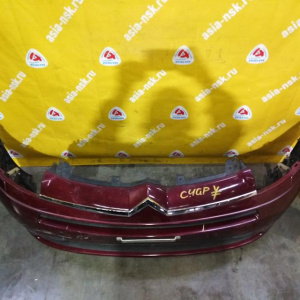 Бампер Citroen C4 Grand Picasso UA '2006-2013 перед в сборе, туманки, парктроники, омыватели фар