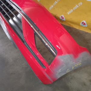 Бампер Volkswagen Golf 7 5G1 '2017- перед с опорным креплением слева,  5G0807217GA Y3D 5G0807221FM