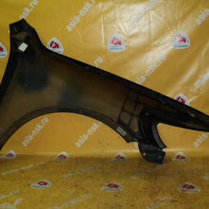 Крыло Volkswagen Touareg 7L6 '2007-2010 перед, лев RHD с отверстиями для зеркала 7L6821101P