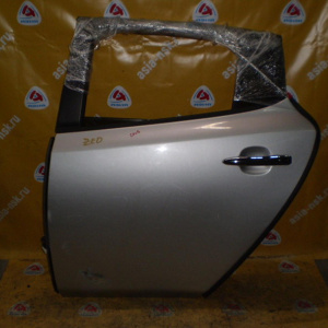 Дверь боковая Nissan Leaf ZE0 зад, лев Дефект(цена за голое железо)