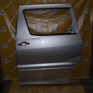 Дверь боковая TOYOTA Alphard MNH10 зад, лев С накладкой (цена за голое железо)