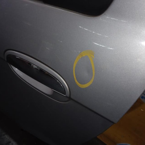 Дверь боковая Chevrolet Spark M200/M250 '2005-2010 зад, лев Daewoo Matiz в сборе