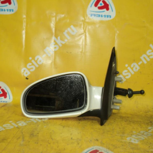 Зеркало Chevrolet Aveo T200 лев Sedan +Hatchback 5D Daewoo Kalos LHD механическое (дефект, скол на креплении) '2002-2008