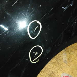 Крыло Kia Picanto BA/SA '2007-2011 перед, лев Morning (ремонтное)