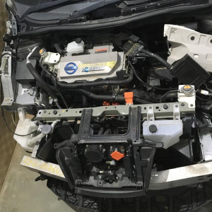 Хавкат Nissan Leaf ZE0 '2009-2017 F в сборе(передняя подвеска+двигатель+высоковольтная батаре)