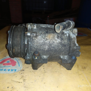 Компрессор кондиционера Honda K20A4/K24A CR-V RD7/RD8 USA ( ДЕФЕКТ ) НАСОС НЕ КРУТИТСЯ диаметр шкива 104-105 мм. ( PNB ) 38900-PNB-006 + 38924-PND-006