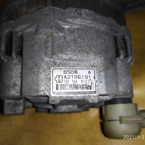 Генератор Mazda B3/B5 Demio DW3W DW5W NEW( PD ) 2 конт. 4 ручейка B5D8 / A2TB6191